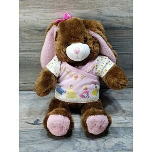 Build A Bear Dark Brown Glitter Bunny Rabbit Plush Disney Shirt